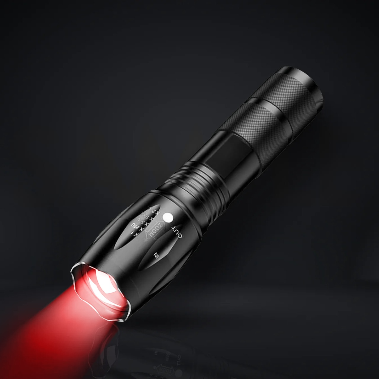 Tacticflash light® LED flashlight LED ZOOM Torch