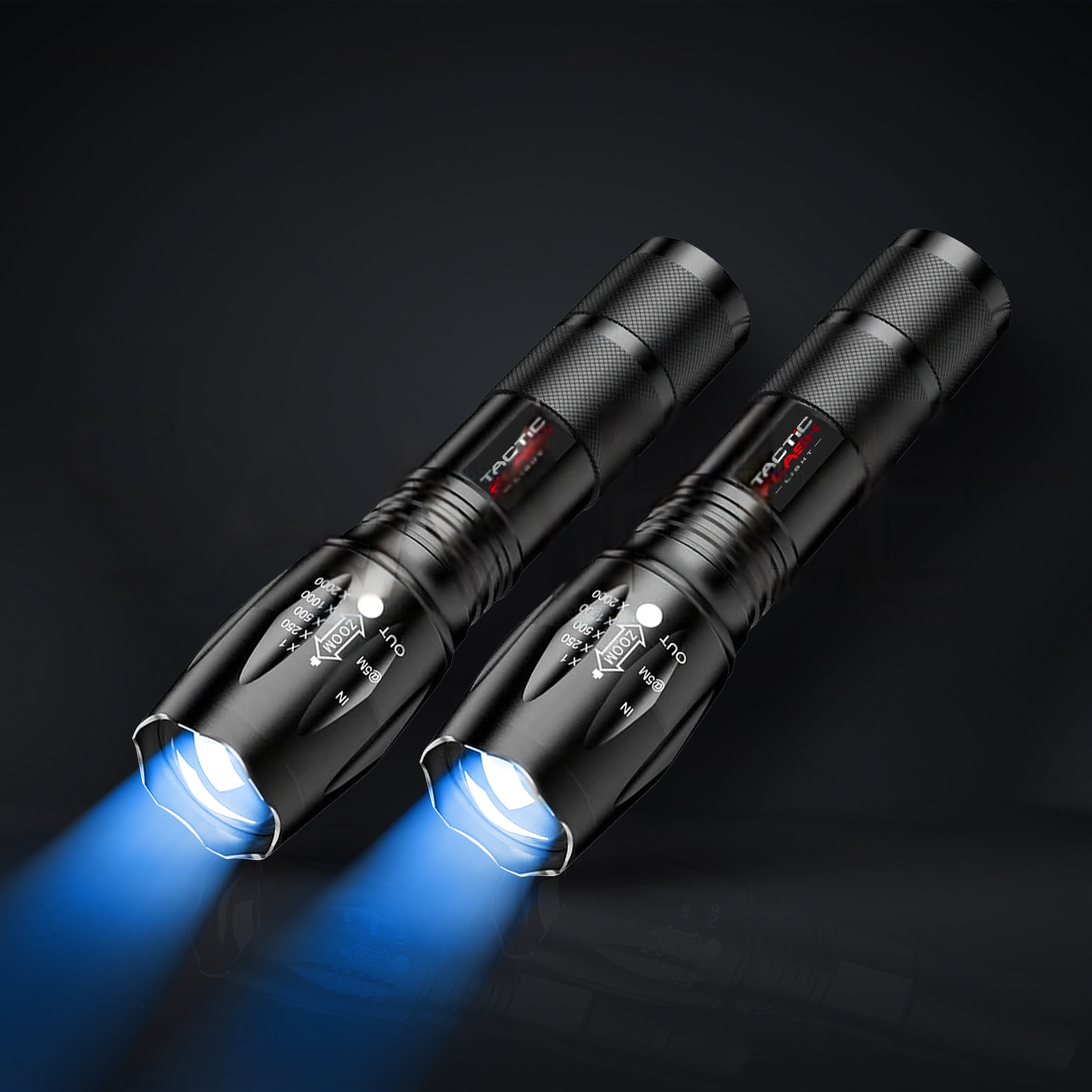 Tacticflash Light® LED LED LED ZOOM TORCH